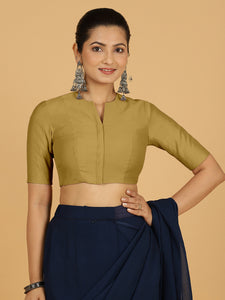 Simar x Rozaana |  Saree Blouse in Dijon Mustard