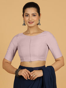 Sushma x Rozaana | Regular Sleeves Saree Blouse in Lilac