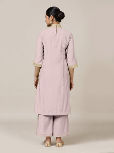 Vanya x Rozaana | A Line Kurta in Lilac with Thread Work | Coords or Only Kurta