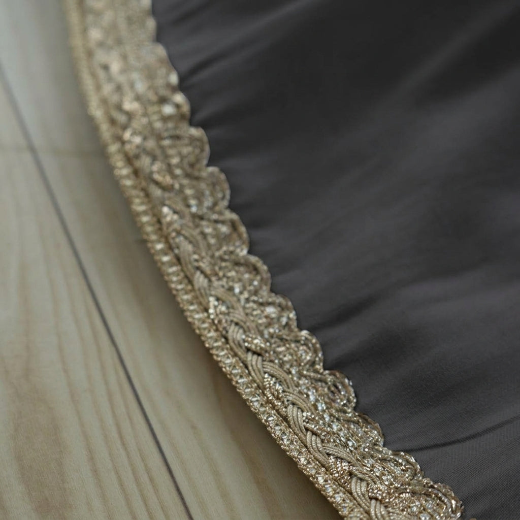 Jugnu x Tyohaar | Black Meenakari Angrakha-Sharara Set