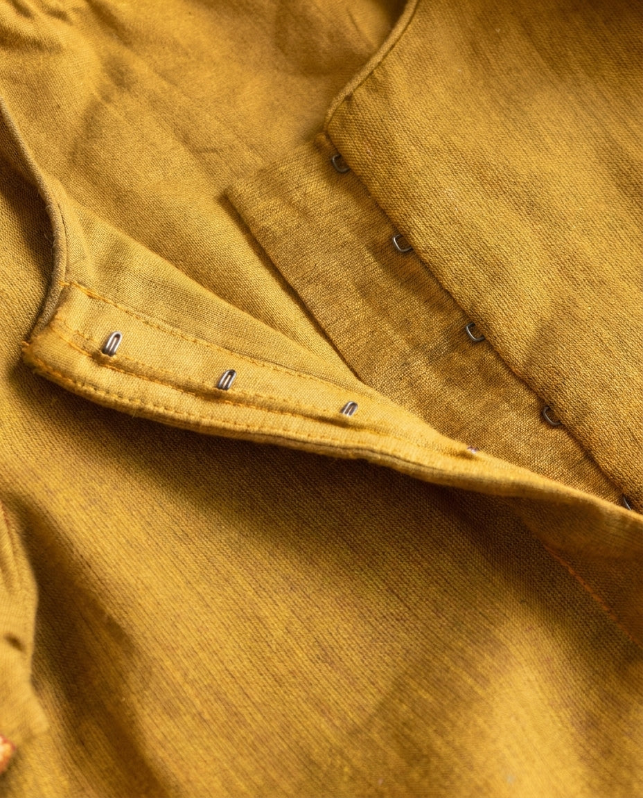 Kani x Tyohaar | Yellow Mangalgiri Cotton Pattu Pavadai