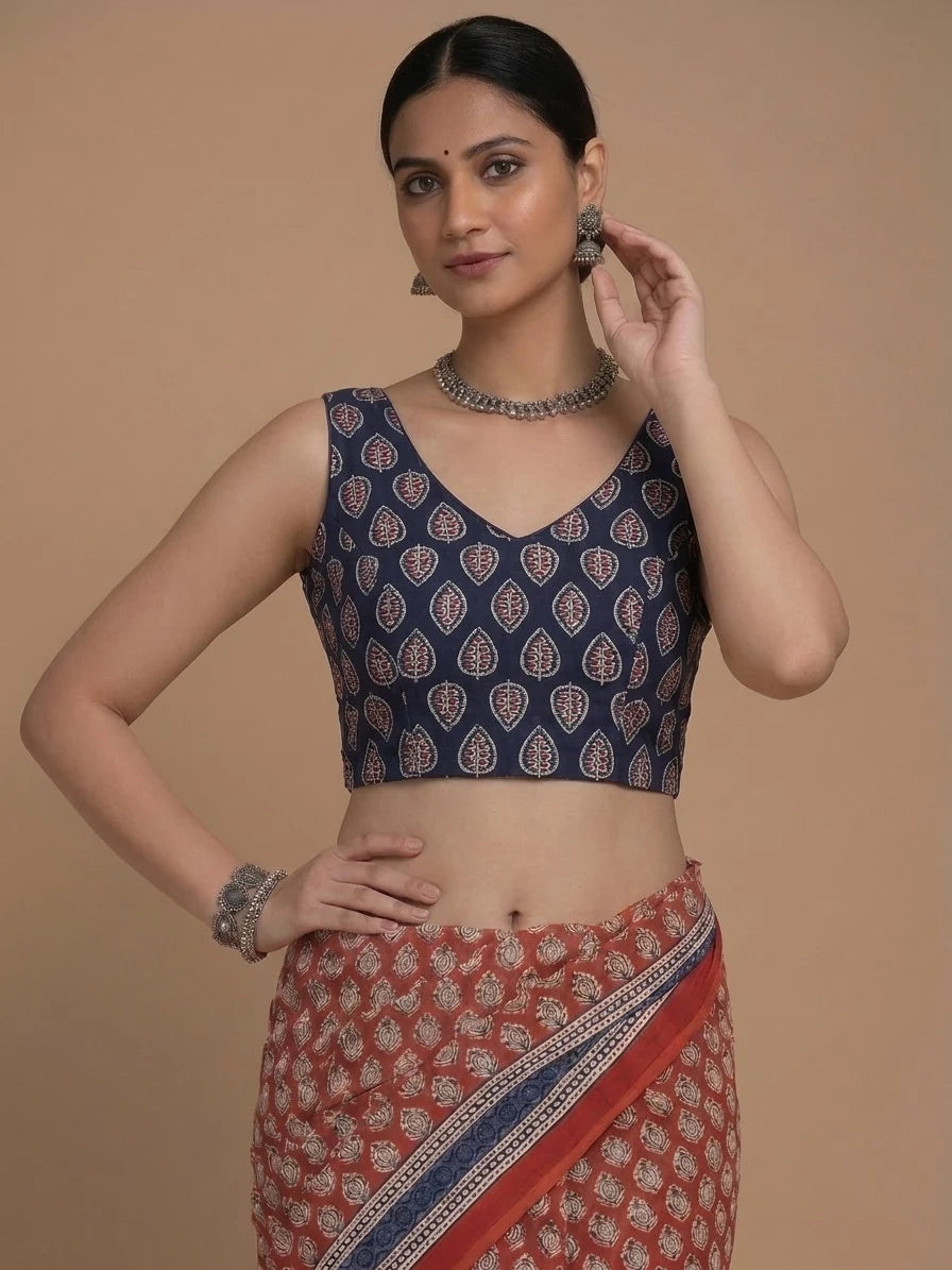 Indigo Leaf & Red – 2